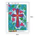 5D DIY Full Drill Diamond Painting Cross Embroidery Craft Kit Decor (LG009)