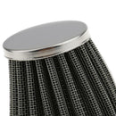 3x 50mm Motorcycles Cone Air Filter Intake Cleaner With Fixing Clip Durable