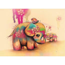 5D DIY Full Drill Diamond Painting Cute Elephant Cross Stitch Embroidery