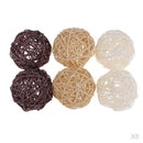 30Pcs 7cm Decorative Wicker Rattan Balls Wedding Flower Arrangement