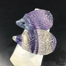 Rainbow Natural Fluorite Hedgehog Quartz Hand-Carved Crystal Reiki Healing Decor