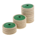 20 Pieces 4inch Wool Polishing Wheel Buffing Wheel Grinder Felt Polishing Discs