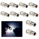 10PCS T11 BA9S 5050 5-SMD LED White Light Bulb Car 12V Lamp T4W 3886X H6W 363