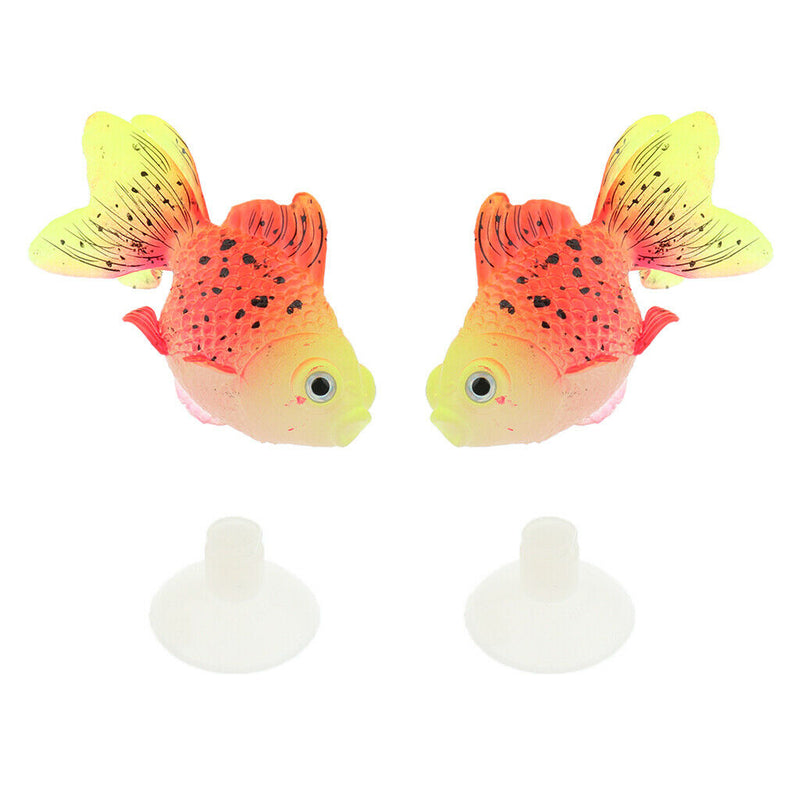 4 Pcs Artificial Fish Glowing Effect Aquarium Decor Fishes Fish Tank Decor