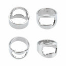 Creative Stainless Steel Beer Openers Finger Ring Bottle Opener Bar Tools