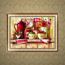 DIY Counter Mosaic Picture 5D Diamond Painting Cross Stitch Home Decor Gift