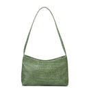 Alligator Pattern Women Shoulder Totes Bag Retro PU Clutch Handbag (Green)
