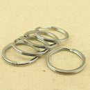 Bulk 50pcs Metal Key Holder Split Rings Keyring Keychain Accessories 25mm