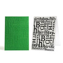 Christmas Words Plastic Embossing Folder for Scrapbook DIY Album Card