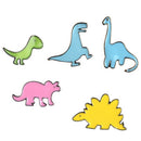 5PCS Cartoon Dinosaur Enamel Shirt Collar Pins Badge Corsage BroochTEUS