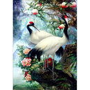 DIY Full Drill Diamond Painting Crane Cross Stitch Embroidery Mosaic Kit