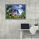 5D DIY Full Drill Diamond Painting Tiger Embroidery Mosaic Craft Kit (W622)