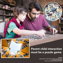 1000 Pieces Paper Jigsaw Puzzles Geometry Building Assembling Craft Decor