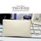 Retro Crocodile Leather Women Clutch Bag Zipper Purse Solid Handbag (White)