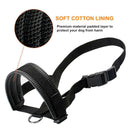 Hot Nylon Adjustable Breathable Loop Pet Dog Anti Biting Barking Mouth Muzzle