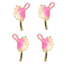 4x Alloy Enamel Necklace Bracelet Earring Pendant Charms for Jewelry Making