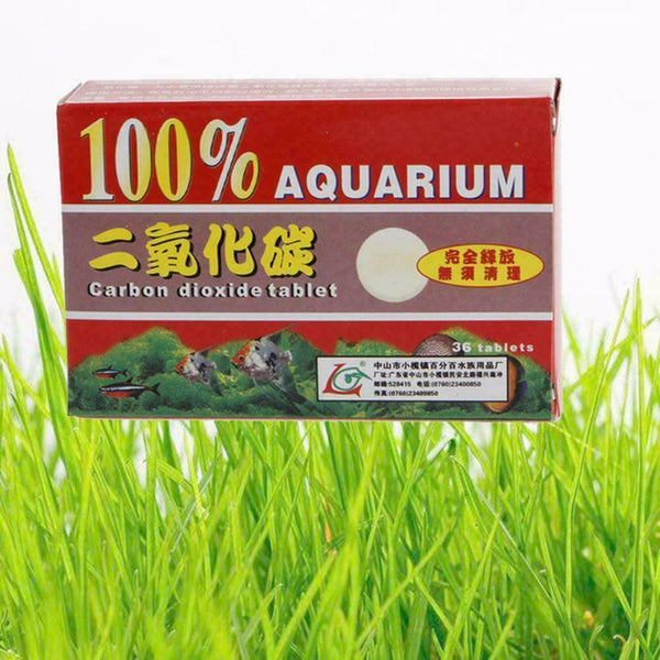 36pcs CO2 Tablets Carbon Dioxide For Plant Aquarium Tank Plant Fish Diffuse E4N1