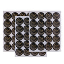 60pcs Eid Mubarak Paper Stickers Gift Seal Labels Islamic Ramadan Party Decor3cT