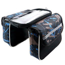Waterproof Bicycle Bag Cycling Bike Front Frame Tube Pouch Phone Storage Bags