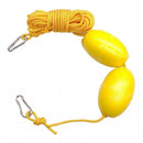 30ft Kayak Tow Cable Throw Anchor Line Cord Dual Floats Clips