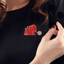 Rhinestone Crystal Enamel Family Gifts Wedding Christmas Brooch Pins
