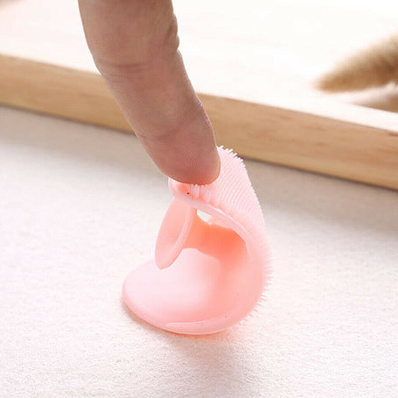 Pack of 2 Facial Bath Cleansing Silicone Brush Skin Blackhead Pore Cleaner