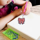 5pcs DIY Full Drill Special Shaped Diamond Painting Christmas Keyring Decor