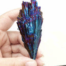 Quartz Crystal Rainbow Titanium Cluster VUG Mineral Healing F1K9 Specimen T N5D0