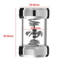 Computer PC Water Cooling Flow Meter Metal Filter Covers G1/4 Threaded for Tube
