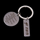 2019 Graduation Keychain Behind you all you memorie Pendant DIY Key chain G 3C