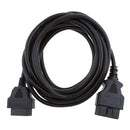 5m OBDII OBD2 16 Pin Male to Female Extension Diagnostic Cable Adapter