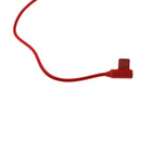 Brand New Durable Braided 90 Degree Right Angle Fast Data Charger Cable red