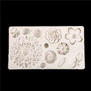 Flower Silicone mold fondant mold cake decorating tools chocolate gumpaste.ES