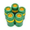 5Pcs 34Mm 1/2 Inch Hose Pipe Fitting Set Quick Yellow Water Connector Adapt
