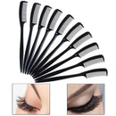 10pcs/set Black Extension Brush Eyelash Eyebrow Comb Lift Curl Eye Makeup OZ