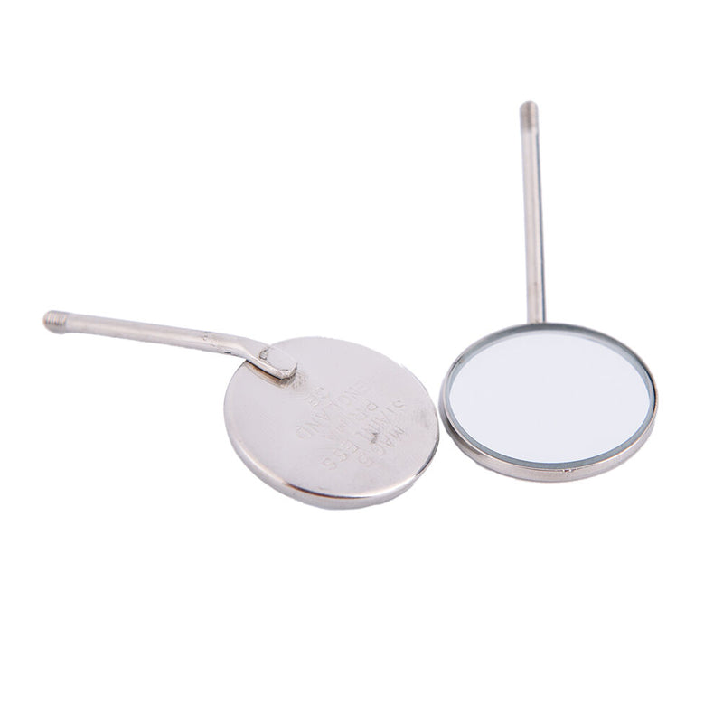 1PC Dental Mirror Dentist Stainless Steel Handle Tool for Teeth Cleaning BDA Gw