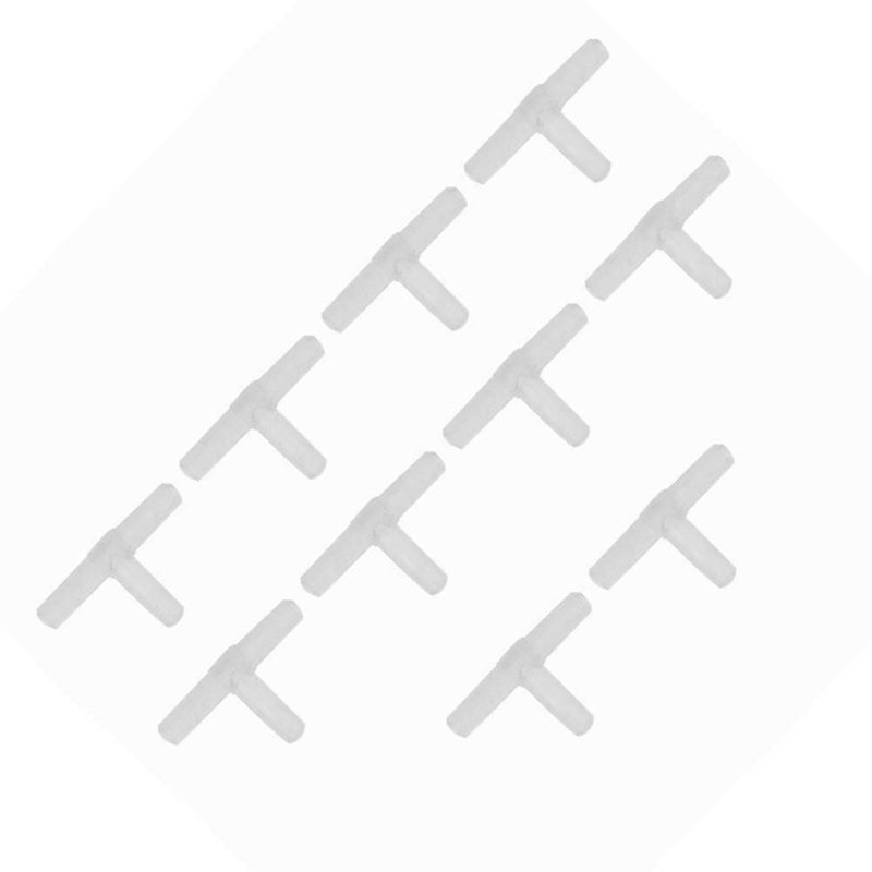 10pcs Aquarium Air Pump Line Tubing Joint Tee-Connectors Water Pipe Adapter