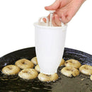 1PC Kitchen Plastic Batter Dispenser DIY Doughnut Maker Bakeware Nice White J0A8