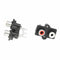 5 Pcs 2 RCA Female Outlet AV Concentric Socket Connector H7M4