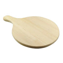 Wooden Pizza Peel Round Dessert Plates Pizza Plates Serving Tray Board 7inch