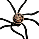 Western Cowboy Round Bolo Tie Cowboy Men Neck Tie Necklace for Men's Gift