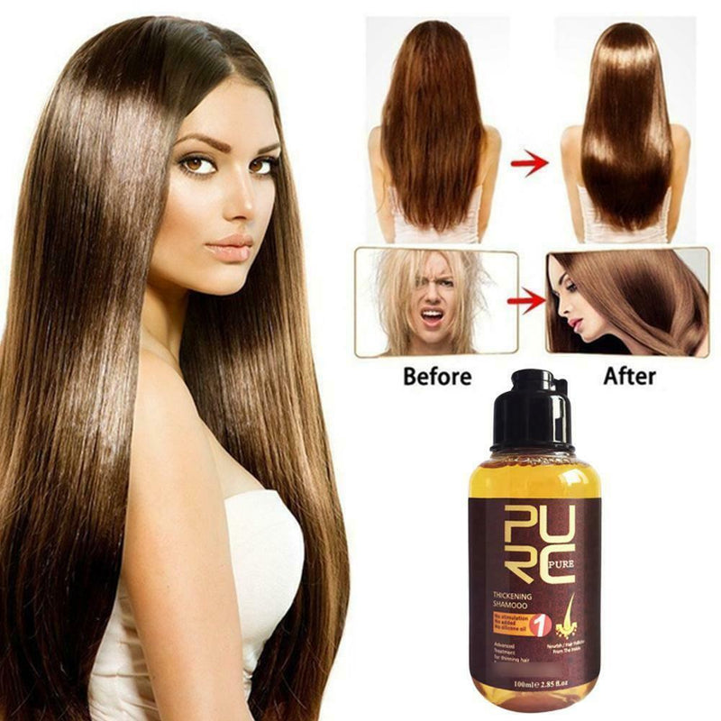 100ml Herbal Ginger Hair Shampoo Essence Treatment Prevent Premature Hair Loss