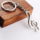 Creative Music Symbol Metal Keychain Ring Keyring Key Fob Funny Xmas Gifts liAU