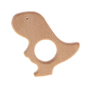 2pcs Natural Wood Baby Teething Ring DIY Teether Chewable Jewelry Finding