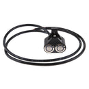 Alloy Handlebar Headlight ON/OFF CNC Dual Push Button Switch Blue Light