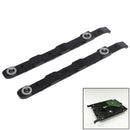 1pair New Black Chassis Hard Drive Mounting Plastic Rails for J Kw