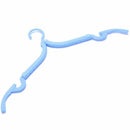 5pcs Portable Travel Outdoor Camping Folding Plastic Clothes Coat Hangers R