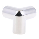 Stainless Steel 22mm 3-Way Corner Elbow Boat Hand Rail Fitting Hardware