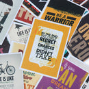 25Pcs Motivational Life Quotes Diary Stickers Skateboard Laptop Luggage DecaJ Gw