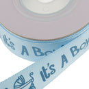 2 Rolls Boy Girl Baby Shower Satin Ribbon Decoration DIY Gift Wrapping Belt